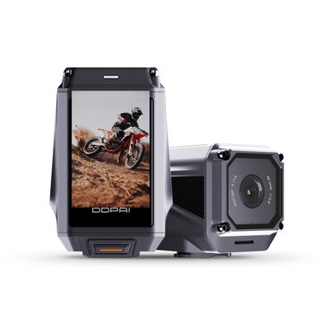 DDpai Ranger Riding Camera 4K Dash Action Cam Touch Screen Color Display Video Recorder For Motorcycle Bicycle Bikes