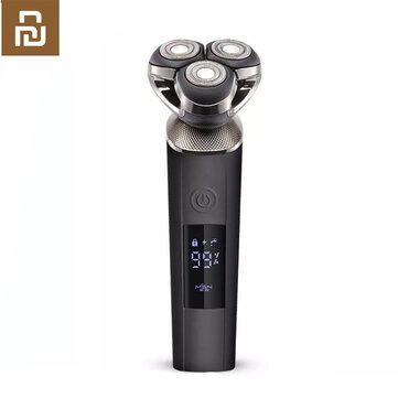 MSN Waterproof Smart Electric Shaver Large LCD Screen Cordless Type-C Rechargeable Dry Wet Shave Razor Self-washing 9100rpm Low Noise From XIAOMI YOU PIN