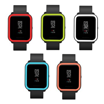 KALOAD Double Colors Silicone Watch Screen Protector Soft Smart Watch Case Cover For Huami Amazfit Bip Smart Watch