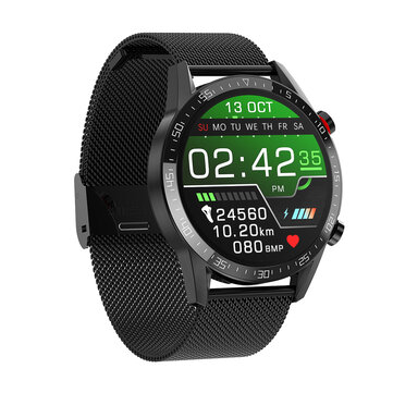 Bakeey L13 1.3 inch IPS Full Touch Screen ECG Blood Oxygen Monitor Wristband bluetooth Call Activity Tracker Music Control Phone Book IP68 Waterproof Smart Watch