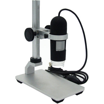 NC Loupe de Microscope à Zoom continu numérique USB 1000X 8 LED avec Support en Alliage d/'aluminium réglable