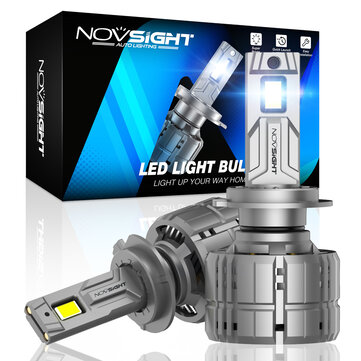 NOVSIGHT A500-N60 2PCS 40000LM/Pair Car Headlight LED Bulbs High/Low Beam Kit 6500K Headlamp IP68 Waterproof White Light