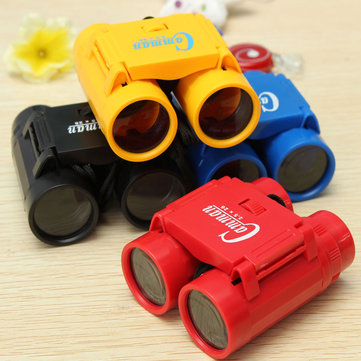 Kid Children's 2.5 x 26 Magnification Toy Binocular Telescope + Neck Tie Strap