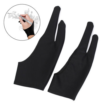 1pc Two Finger Anti-fouling Glove For Artist Drawing /& Pen Graphic Tablet Pad Bn