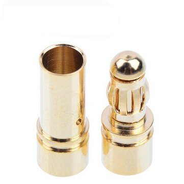 20 Pairs 3.5mm Gold Bullet Banana Connector Plug Male & Female For ESC Battery Motor