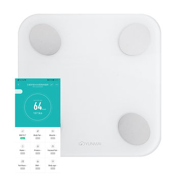 XIAOMI YUNMAI Mini 2 Smart Body Fat Scale bluetooth Digital Weight Scale with Free English APP Body Composition BMI Monitor Analyzer