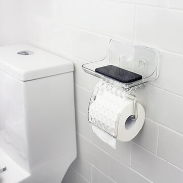 KCASA KC-FT68 Bathroom Magical Sticky Tissue Holder Waterproof Toilet Paper Box Paper Container