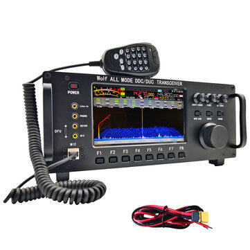 20W0-750MHzWolfAllModeDDC/DUCTransceiverMobileRadioLF/HF/6M/VHF/UHFTransceiverforUA3REOwithWIFI