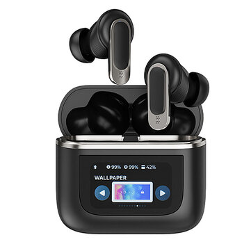 M-V8 TWS bluetooth 5.3 Earphone LED Touch Screen ANC Noise Cancelling 360° Surround Stereo 32H Battery Life In-ear Sports Eaphone Headphone