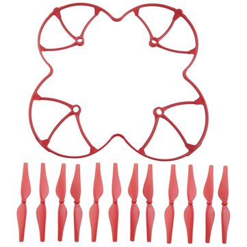 Colorful Props Guard Protection Cover with 12Pcs Propellers Blades for DJI Ryze Tello RC Drone Quadc