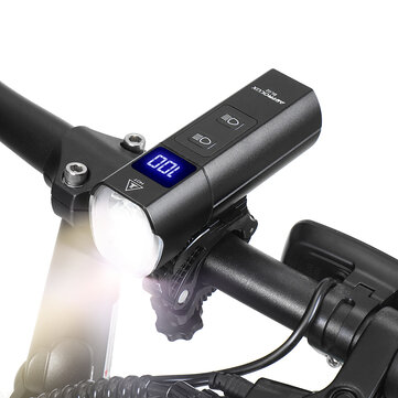 Astrolux® BL02 XPG-3 1200lm 5Modes Dual Distance Beam Bike Light USB Rechargeable Flashlight 5000mAh Power Bank Front Light with Headlight Mount Bracket