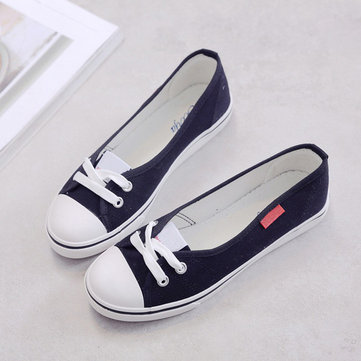 ladies flat casual shoes