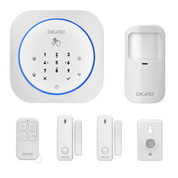 Digoo DG-MAS1 New 433MHz Wireless GSM DIY Home Alarm System Kits IOS&Android APP Intercom Siren - DG-MAS1 Aalarm System
