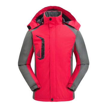 Women Outdoor Fleece Thicken Waterproof Windproof Sport Mountaineer Jackets