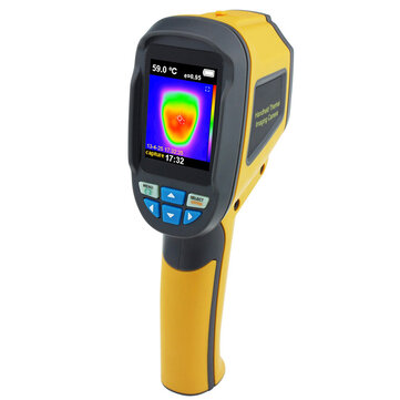 HT02Handheld Thermograph Camera Infrared Thermal Camera Digital Infrared Imager Temperature Tester with 2.4inch Color LCD Display