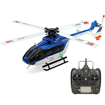 XK K124 6CH Brushless EC145 3D6G System RC Helicopter RTF Sale