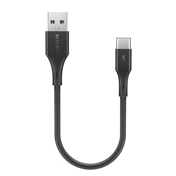 BlitzWolf® BW-TC13 3A USB Type-C Charging Data Cable 0.98ft/0.3m For Oneplus 6 Xiaomi Mi8 Mix 2s S9+