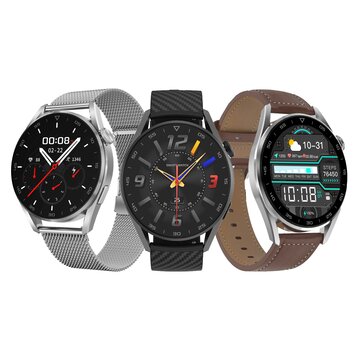 DT NO.1 DT3 Pro 1.36 inch 390*390 Pixels IPS Full Round Touch Screen BT Calling Heart Rate Monitor 100+ Watch Faces IP68 Waterproof BT 5.0 Smart Watch