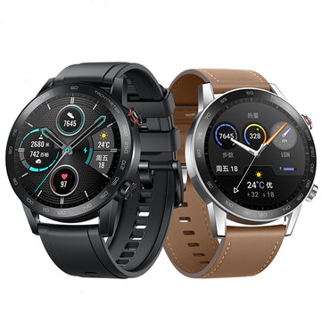 Huawei Honor Magic Watch 2 46MM 454+454px Full Touch Screen bluetooth Call Health Management 15 Sport Modes GPS+GLONASS Positioning BT5.1 Smart Watch