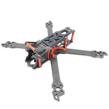 AlfaRC Fighter 230mm 260mm 290mm 5/6/7 Inch Carbon Fiber FPV Freestyle Stretch X Frame kit for RC Drone