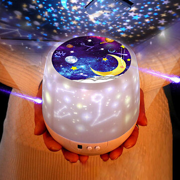Rotation Led Night Light Ceiling, Stars Ceiling Projector Baby