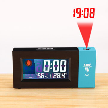 Details about   Digital LED Projection Alarm Clock Weather Thermometer Calendar Backlight W3Z1
