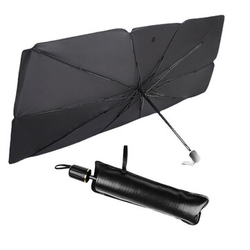 Car Retractable Sunshade Sun Block Heat Insulation Front Windshield Umbrella