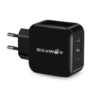 $8.99 for BlitzWolf� BW-S6 QC3.0+2.4A 30W Dual USB Charger EU