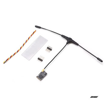 Cooai ExpressLRS ELRS 2.4GHz/915MHz Nano Receiver T-Antenna for Jumper T-Pro Radiomaster TX16S Transmitter FPV RC Racing Drone Airplane Accessories