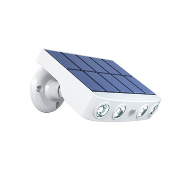 LED Solar Powered Wall Light IP65 Waterproof Outdoor Garden Light PIR Human Body Motion Sensor with Bracket for Path Street Light