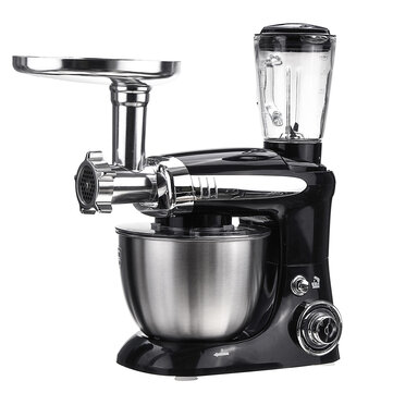 Multi-function 3 in 1 Kitchen Electric Mixer 1000W 6 Speed Kneading Dough Machine Egg Beater Electric Mixer Cream Whipping Machine For Home Baking