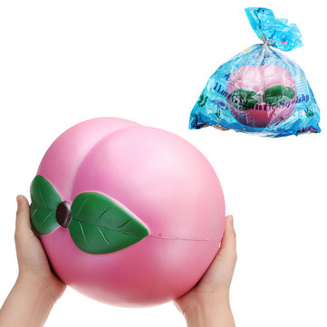 Huge Peach Squishy Jumbo 25*23CM Fruit Slow Rising Soft Toy Gift Collection With Packaging Giant Toy