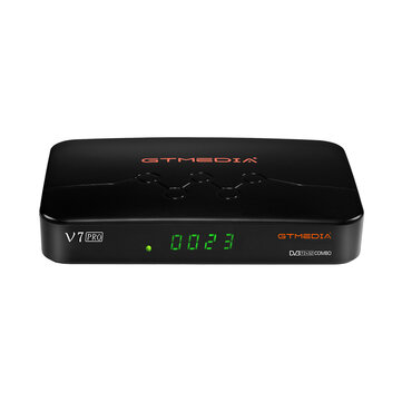 GT MEDIA V7 Plus Updated GT MEDIA V7 PRO Free to air Digital Satellite Receiver FTA DVB-S//S2//S2X with Antenna WiFi USB CA Card Slot Full HD 1080p H.265 HEVC 10bit Support YouTube CCcam autoBiss