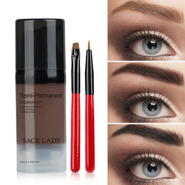 Eyebrow Gel Dyed Cream Waterproof Lasting Eyebrow Tint With Brush Eye Makeup Cosmetic 12ml