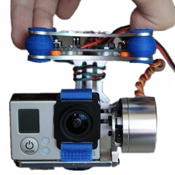 FPV 2 Axis Brushless Gimbal With Controller For DJI Phantom GoPro 3 for RC Drone FPV Racing