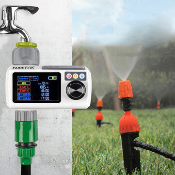 Ip68 Waterproof Large Screen Automatic, Garden Water Timer With Rain Sensor