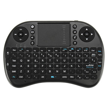 Ipazzport I8 2.4G Wireless Italian Version Rechargeable Mini Keyboard Touchpad Air Mouse