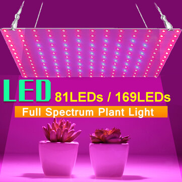 AC85-265V 25W 45W Full Spectrum UV + IR LED Plant Grow Light Veg Lamp For Indoor Hydroponic Flower with Power Adapter
