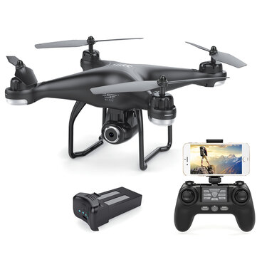 US$68.99 31% SJRC S20W Double GPS Dynamic Follow WIFI FPV With 1080P Wide Angle Camera RC Drone Quadcopter RC Toys & Hobbies from Toys Hobbies and Robot on banggood.com