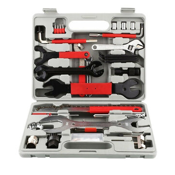 Details about   44PCS Complete Bike Bicycle Repair Tools Tool Kit Set Home Mechanic Cycling