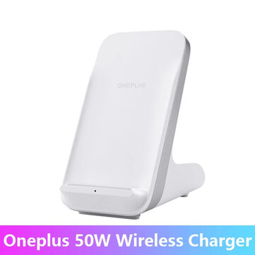 Original OnePlus 50W Warp Charge Wireless Charger Vertical Phone Holder for OnePlus 9 OnePlus 9 Pro OnePlus 8 Pro For iPhone 12 12 Pro Max For Samsung Galaxy Note 20