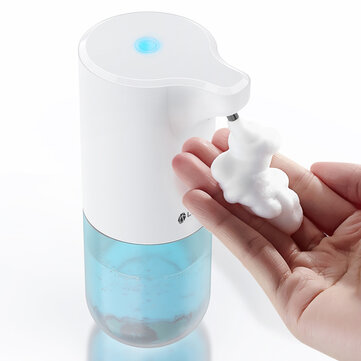 Loskii 300ml Automatic Soap Dispenser USB Rechargeable Intelligent Touchless Sensor Foam Dispenser IPX4 Waterproof Hand Washing Device