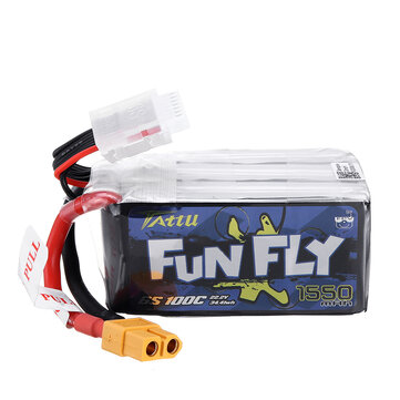 $35 for TATTU Funfly Series 22.2V 1550mAh Lipo Battery