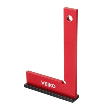 VEIKO Aluminum Alloy 150X100MM 90 Degree Right Angle Ruler With Solid Wide Base Check Tool Verticality Accurately