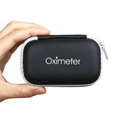 Portable Eva Neutral Oximeter Zipper Bag Oximeter Finger-Clamp Pulse Blood Oximeter Monitor Storage Box Protect Sheath Tool Kit Bag