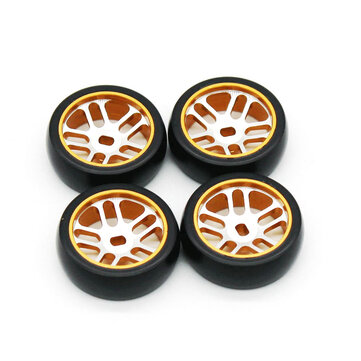 RC Car Universal Metal PO Fitting Wheels Hub Rims Tires with Drift Tire For Wltoys 1/28 K989 K979 K999 Vehicles Model Parts
