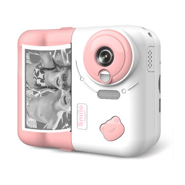 V19 Children'S Instant Printing Camera Thermal Kids 1080P HD Video Photo Toys