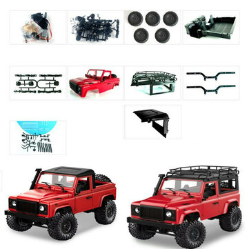 $44.87 for 1 Set MN-90 Kit 1/12 2.4G 4WD Rc Car Crawler Monster Truck Without ESC Transmitter Receiver Battery