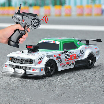 HB Toys SC16A RTR 1/16 2.4G 4WD Drift RC Car Spray LED Light On-Road Vehicles High Speed Models Kids Children Gifts Toys