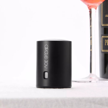 Circle Joy Smart Black W-ine Stopper ABS Vacuum Memory W-ine Stopper Bottles Stopper From Xiaomi Youpin